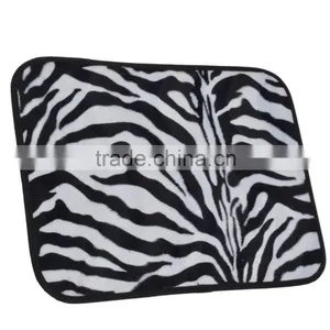 Universal Fit Animal Print Carpet Floor Mats for Cars / Truck - Zebra White Tiger thumbnail-4
