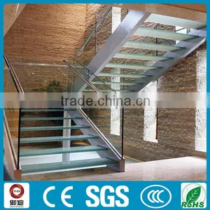 Decorative Modern Indoor Stainless Steel Glass Stairs Supplier's Choice thumbnail-2