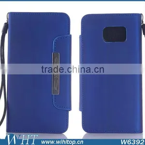 Scrub Hand Wallet Leather Case With Card Slot For Samsung Galaxy S6 thumbnail-4