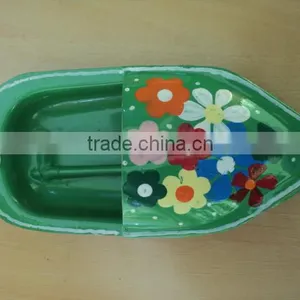 Pop Pop Boats Hand Painted Flowers thumbnail-1