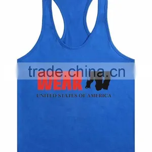 Wholesale Clothing 2014 Blank y Back Sexy Men Sportswear Gym Singlets thumbnail-2
