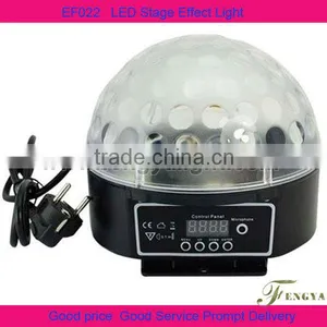 Led Rgbw Crystal Magic Ball Effect Disco Light thumbnail-1