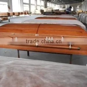 Poplar Wood Casket Funeral Product thumbnail-1