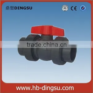 Manufacturer Plastic PVC Double Union Ball Valve for Water thumbnail-1