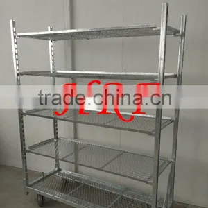 Iron Mesh Material Push Flower Cart Garden Tool Cart TC032 thumbnail-6