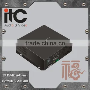 ITC T-6760D Series 120W 4ohm to 16ohm DSP Audio Processor Network IP Amplifier Class D thumbnail-1
