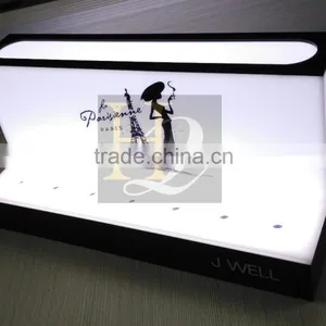LED Illuminating Fashion Acrylic Cosmetic Display Stand/perfume Display Stand thumbnail-1