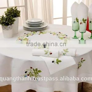 Hand Embroidery Table Cloth ,table Linen thumbnail-1