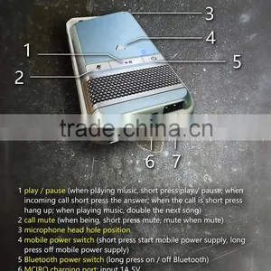 Mobile Power Bank New Product 2016 Smart Battery Case Bluetooth Speaker Phone Case thumbnail-3
