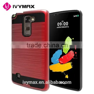 New Arrival Wholesale Motomo Ultra Thin Armor Brushed PC+TPU Cell Phone Case for LG Stylo2 Plus Most Popular thumbnail-1