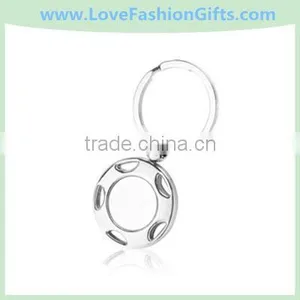 Bulk Personalized Metal Keychains & Custom Circular Branded Key Chains thumbnail-1