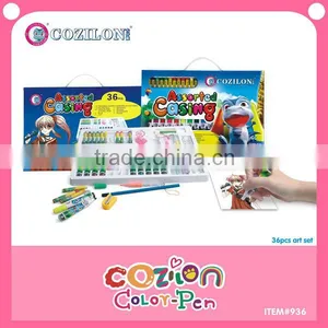 School Stationery Artset 36pcs thumbnail-1