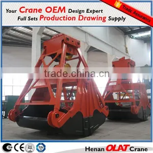 Customizable Crane Mechanical Type Double Rope Grab Bucket thumbnail-1