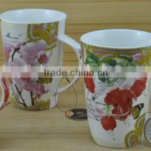 11OZ Cute Cat Design Full Decal Print Tea Cups, Shiny Surface Porcelain Mug, KL5021-953 thumbnail-5