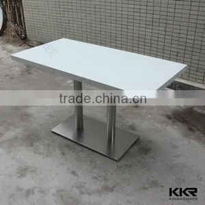 Square Dining Tables Solid Surface Marble Top Dining Table Supplier's Choice thumbnail-6