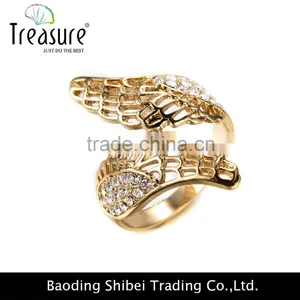 Gemstone Jewelry Swing Shape Diamond Rings Jewelry Men's Ring Golden thumbnail-1