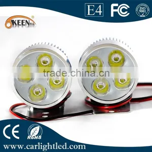 12V 9W Motorcycle Headlight High Power LED Lights For Motor With Lens thumbnail-1