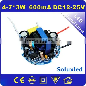 LED Driver Power Supply 4-7*3W Round 600mA thumbnail-1