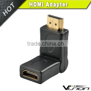 HDMI Male To Female Right Angle 90-360 Degree Adapter thumbnail-1