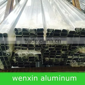 2016 Aluminium Extruded Square Pipe Aluminum Square Tube Alloy Material thumbnail-1