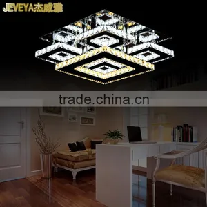 2015 New Arrival 240V Stainless Steel LED Ceiling Light K9 Crystal Ceiling Light thumbnail-4