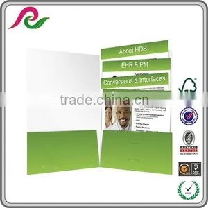 Customized Printed A4 Size Presentation Folder 2 Pockets thumbnail-1