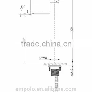Bathroom Long Neck Salon Basin Faucet 12 1102 thumbnail-2