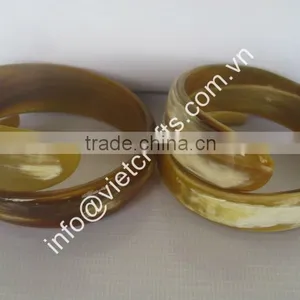 Horn Bracelet, Horn Bangle. Snake Design thumbnail-1