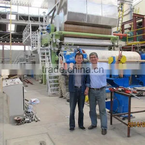 China Made 2850/600 Fourdrinier Multi-Cylinder Hand Towel Paper Machine thumbnail-3