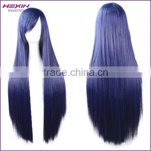 80cm Grey Extra Long Straight Wigs Synthetic Wig Quality Choice thumbnail-6