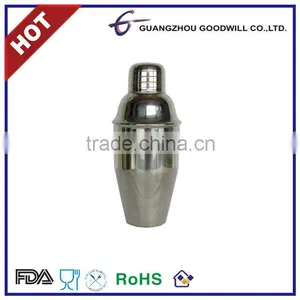 8oz Stainless Steel Food Grade Promotional Bar Wine Cocktail Shaker thumbnail-1
