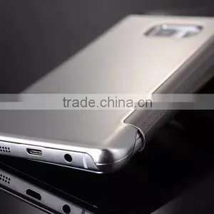 For Samsung a3 Case Leather Flip Mirror Smart Sleep Case thumbnail-6