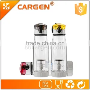 OEM Blank Flip Lid Tea Infusere Water Bottle thumbnail-4