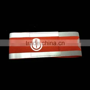 Orange Reflective Elastic Band for Arm/Leg thumbnail-2
