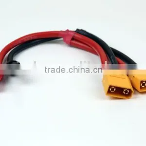 XT90 to AS150 XT150 Parallel Battery Adapter Y Cable Dual DJI S1000 S900 S1000+ XT90 thumbnail-2