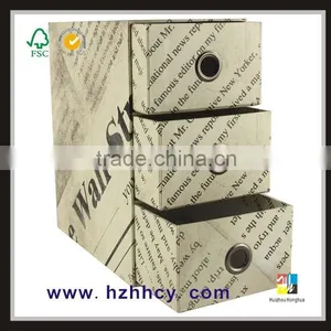 Custom High Quality Decoration Office Supplier Paper Waste Container thumbnail-3