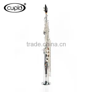 YSS-301106S / Cupid Professional China Silver Plated Sax Soprano Saxophone thumbnail-1