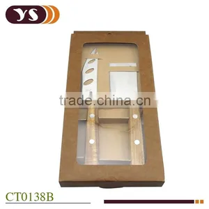 Acacia Wood Handle Cheese Chopper Set thumbnail-1
