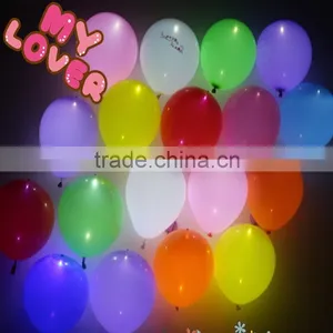 2016 New Design Colourful Led Baloon Glow Baloon in the Night Toys for Kid thumbnail-1
