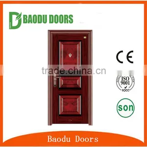 High Quality Indian Iron Single Door Designs Steel Security Door thumbnail-5