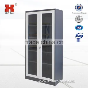 Xinhui Office Furniture Use Swing Door Steel Cupboard ,metal File Cabinet,glass Door Cabinet thumbnail-4