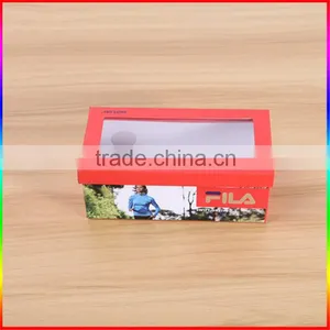 Factory Price Custom Brand Logo Corrugated Paper Shoes Box/Gift Box thumbnail-2