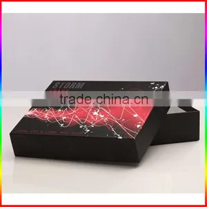 Custom Printed Rigid Cardboard Clothes Packing Paper Box thumbnail-2