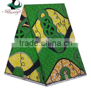 Beautiful Wax Print Pattern Real Wax Fabric SMCW05 African Super Wax Print Fabric Wholesale thumbnail-2