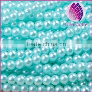 Whole Sale Colorful 12mm Immitation Pearl ABS Round Plastic Beads Chain for Jewelry Christmas thumbnail-1
