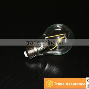 Wholesale Edison Style 4W E26/E27 A60 Dimmable LED Filament Bulb CE/RoSH/TUV/FCC/UL 800 thumbnail-1