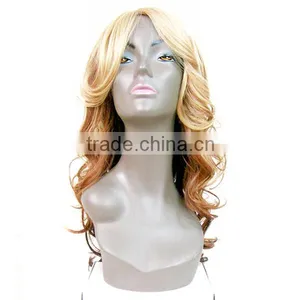 Factory Popular 185g Romance Curl Lace Front Synthetic Wigs for Female thumbnail-1