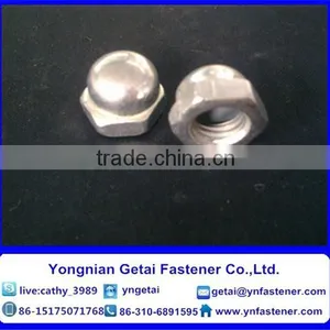 DIN 1587/DIN 917 Hexagon/Flange Cap Nuts M3-M24 Galvanized thumbnail-4