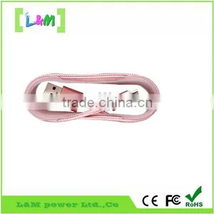 Metal Head Nylon Fiber USB Cable for IPhone /ipad/android thumbnail-4