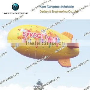 Inflatable Helium Airship for Advertising / Inflatable Tethered Blimp /Advertisement Tethered Blimp thumbnail-1